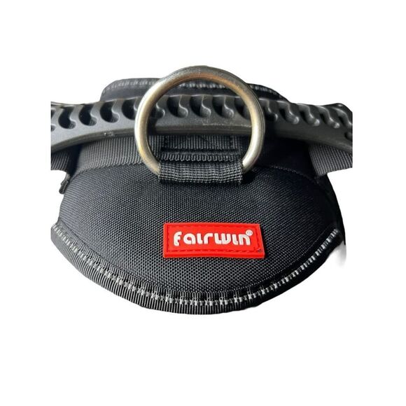 Fairwin Dog Harness Medium No Pull Pet Vest Black Adjustable With Velcro - Picture 2 of 5